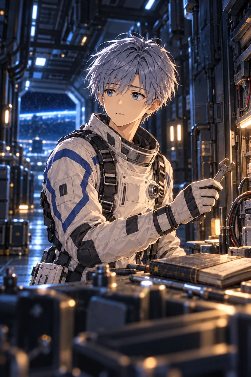 船内で機関と航法を支えるコデにゃん